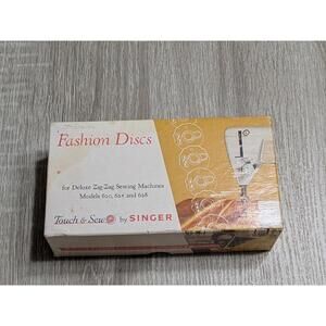 Singer Fashion Discs for Deluxe Zig-Zag Sewing Machines Models 620, 625, and 628